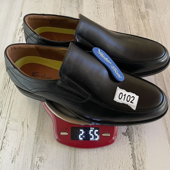 Florsheim MIDTOWN MOC SLP Men’s Size 12.5B Black 12137-001 Slip On Leather Shoes main image 4